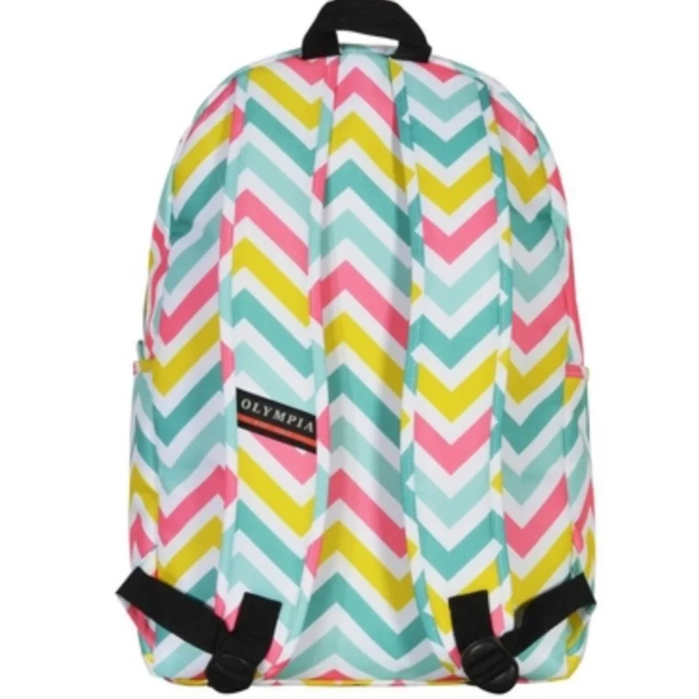 NWT Olympia 18” Laptop Travel Outdoors School Backpack - Milti-color